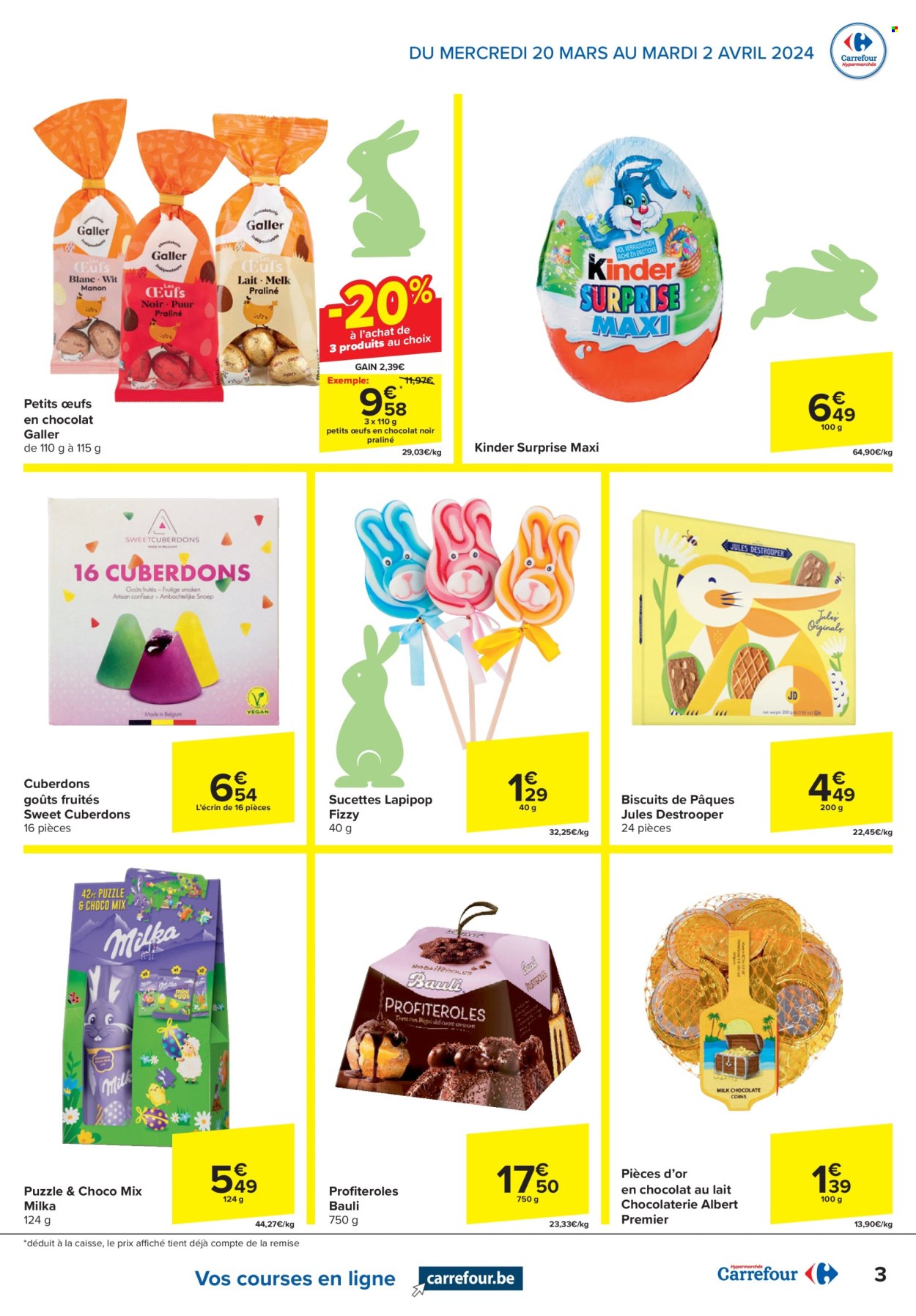 Catalogue Carrefour hypermarkt - 20.3.2024 - 2.4.2024. Page 3.