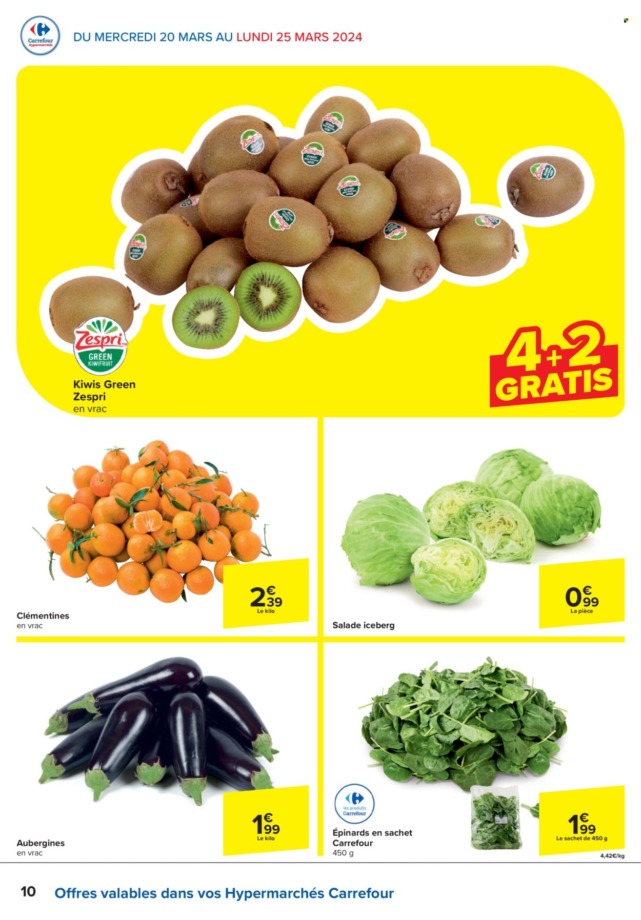 Catalogue Carrefour hypermarkt - 20.3.2024 - 2.4.2024. Page 10.