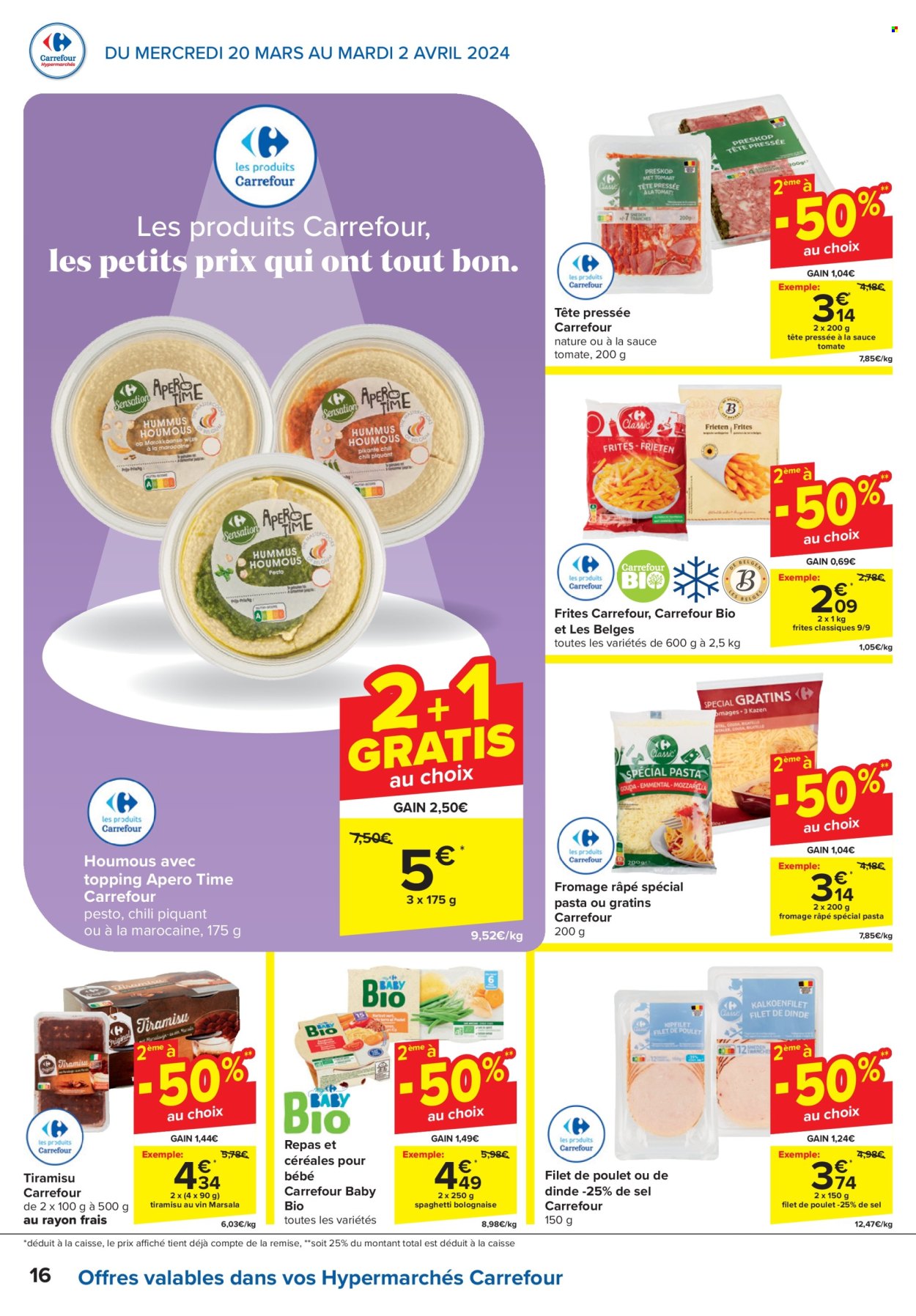 Catalogue Carrefour hypermarkt - 20.3.2024 - 2.4.2024. Page 16.