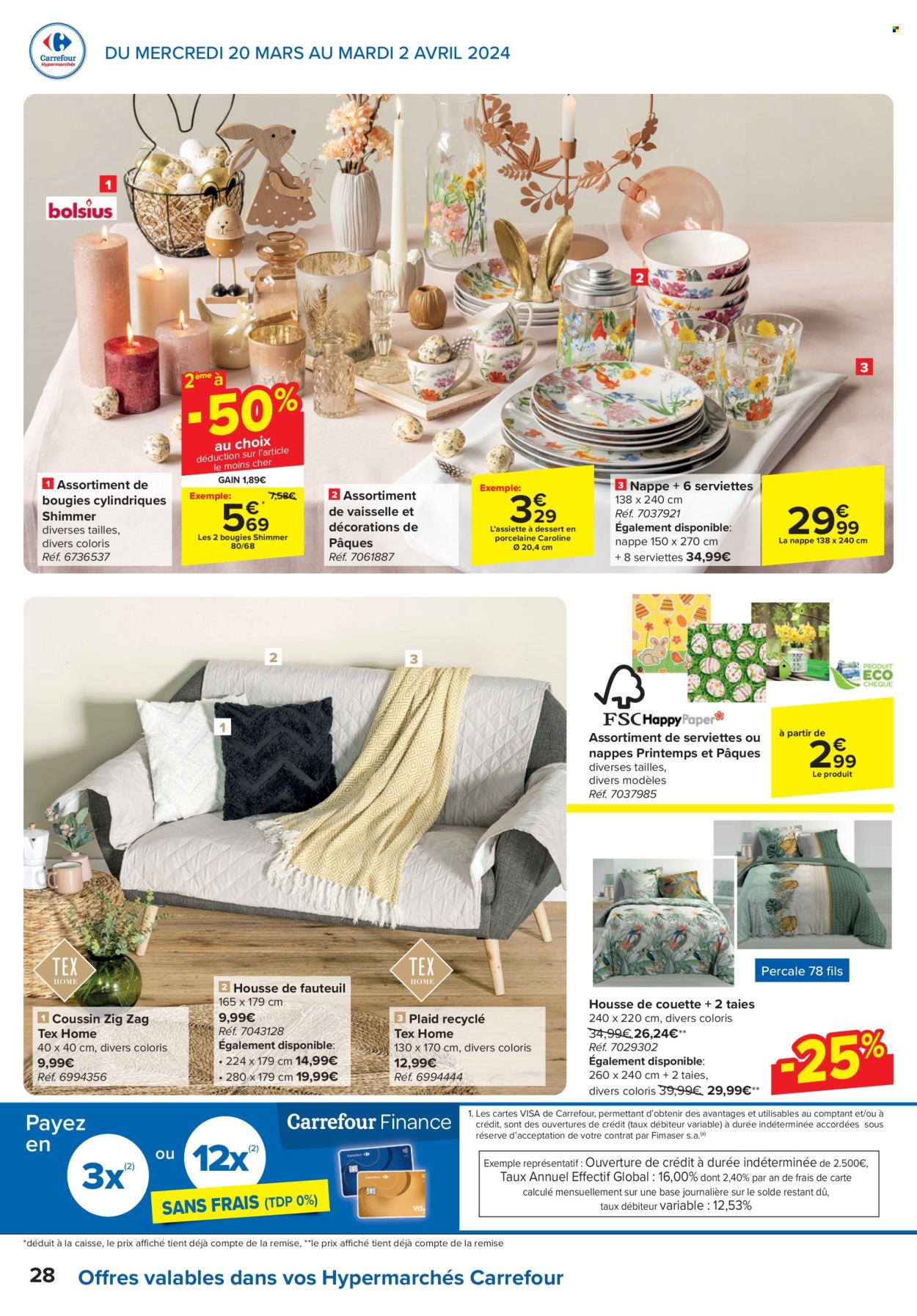 Catalogue Carrefour hypermarkt - 20.3.2024 - 2.4.2024. Page 28.
