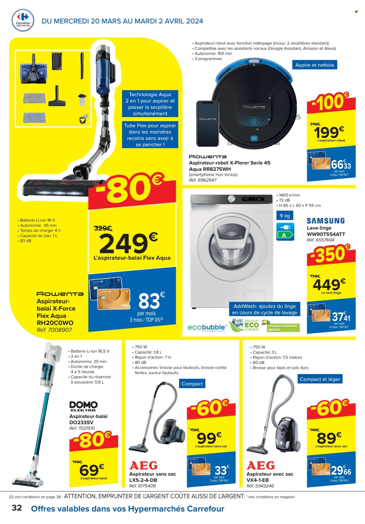 Catalogue Carrefour hypermarkt - 20.3.2024 - 2.4.2024. Page 32.