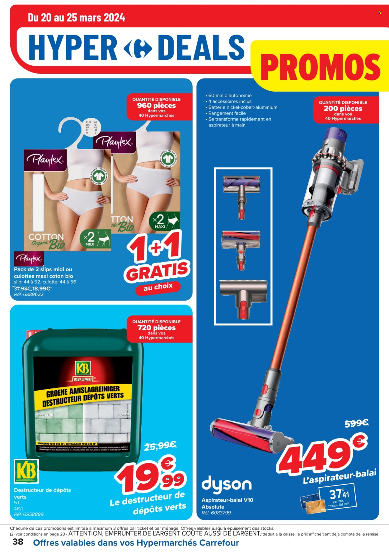 Catalogue Carrefour hypermarkt - 20.3.2024 - 2.4.2024. Page 38.