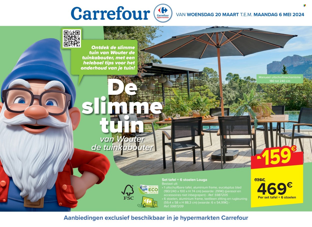 Catalogue Carrefour hypermarkt - 20.3.2024 - 6.5.2024. Page 1.