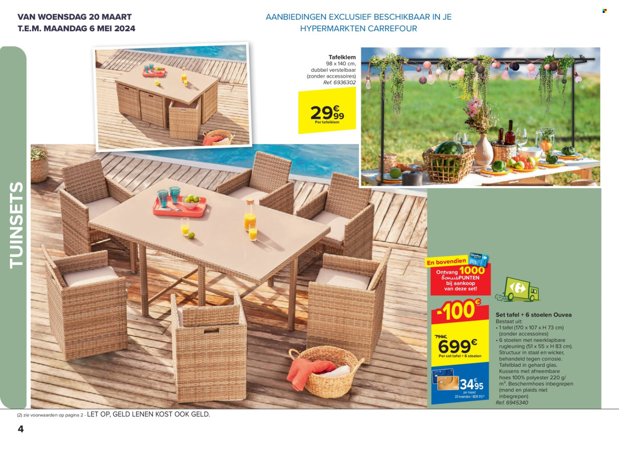 Catalogue Carrefour hypermarkt - 20.3.2024 - 6.5.2024. Page 4.