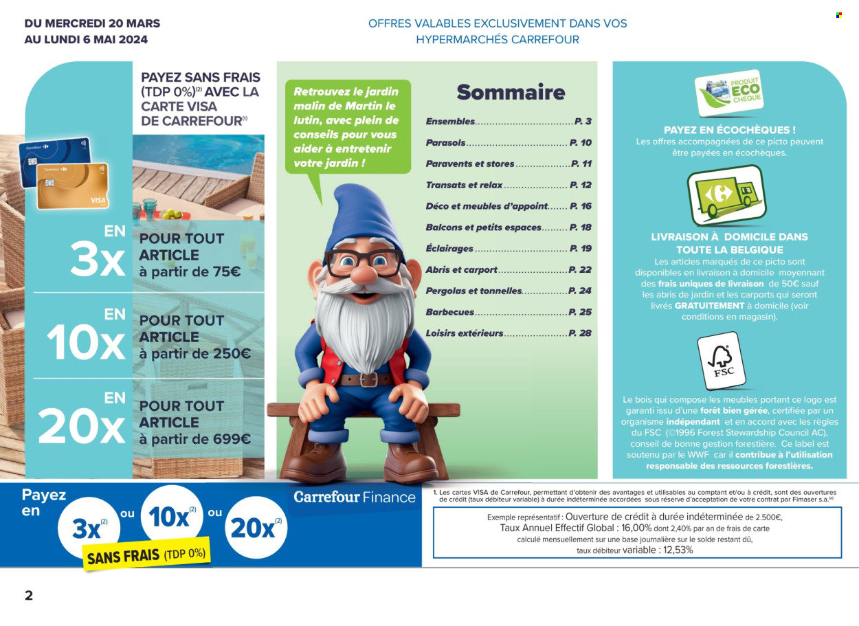 Catalogue Carrefour hypermarkt - 20.3.2024 - 6.5.2024. Page 2.