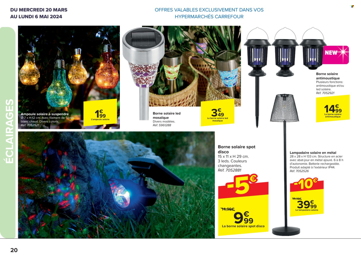 Catalogue Carrefour hypermarkt - 20.3.2024 - 6.5.2024. Page 20.