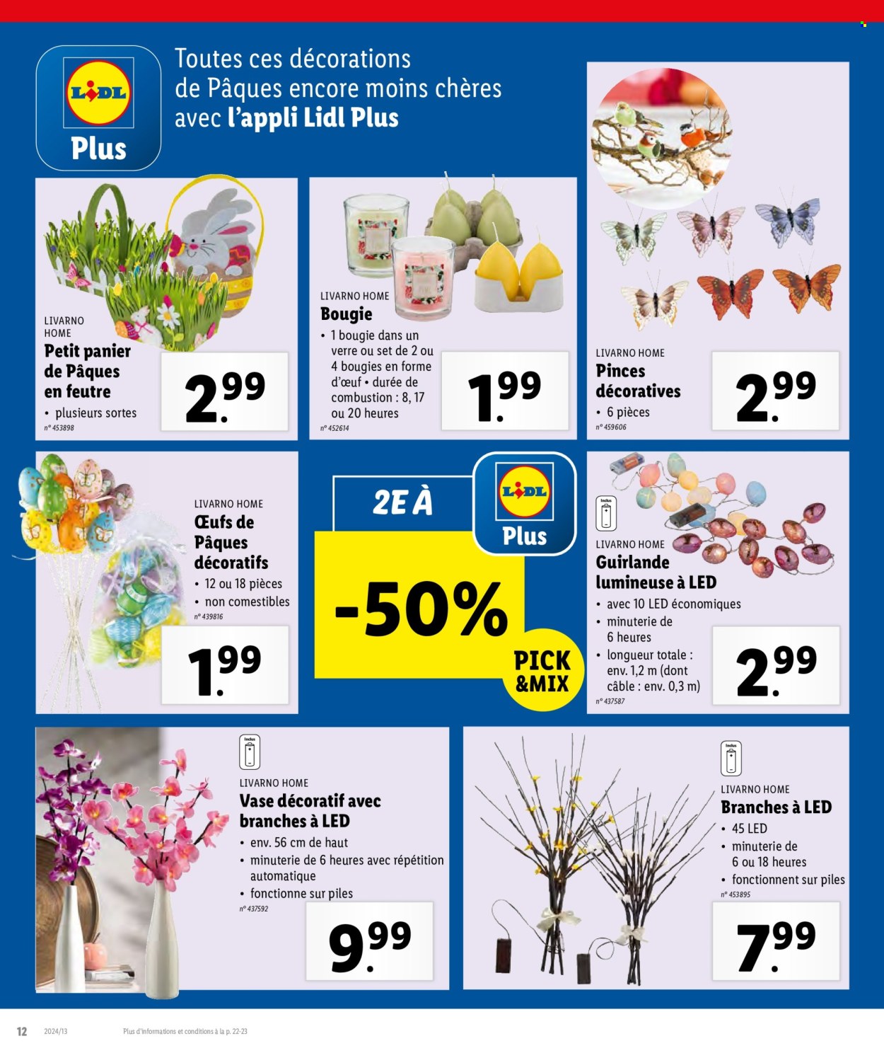 Catalogue Lidl - 27.3.2024 - 2.4.2024. Page 12.