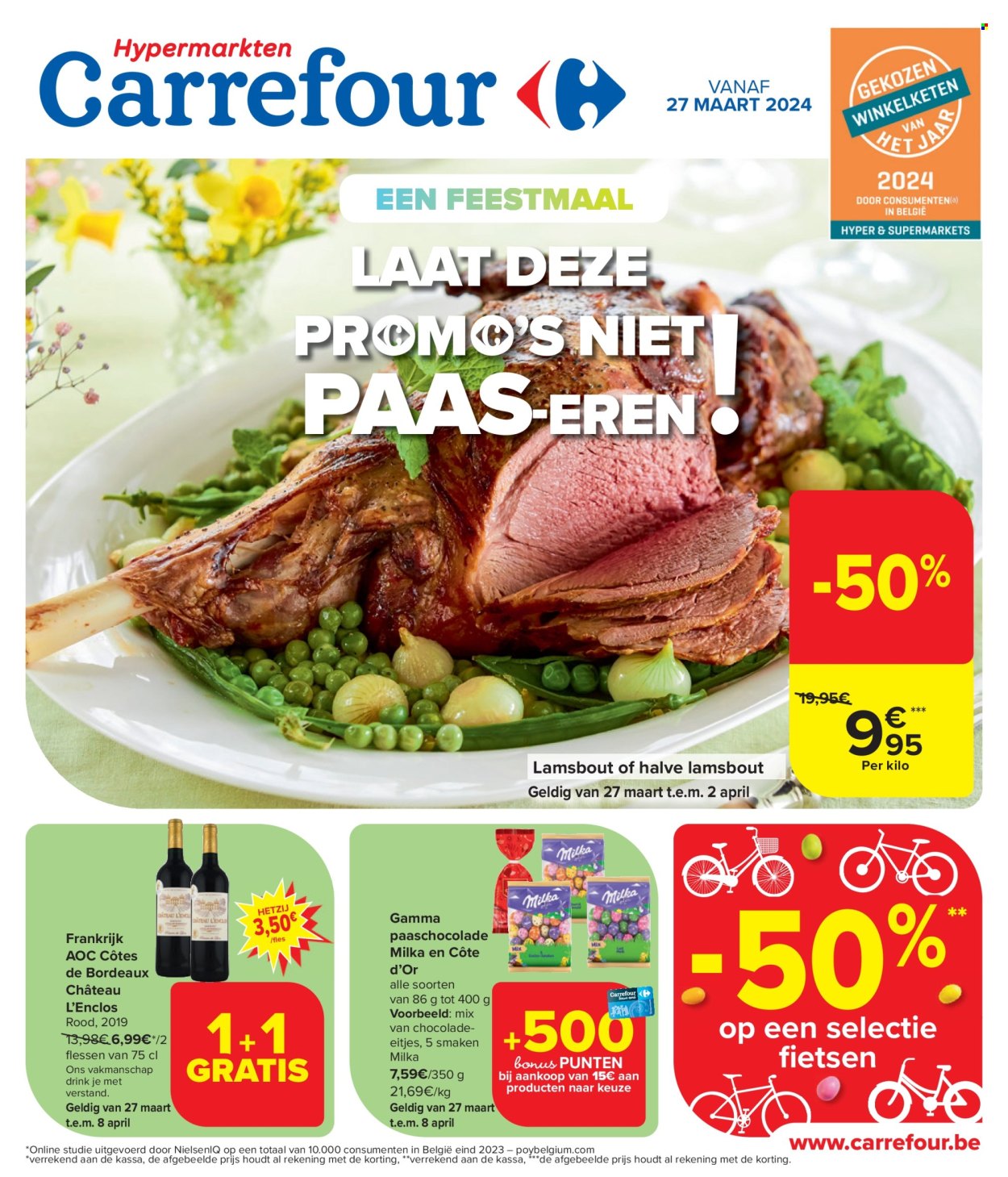 Catalogue Carrefour hypermarkt - 27.3.2024 - 8.4.2024. Page 1.