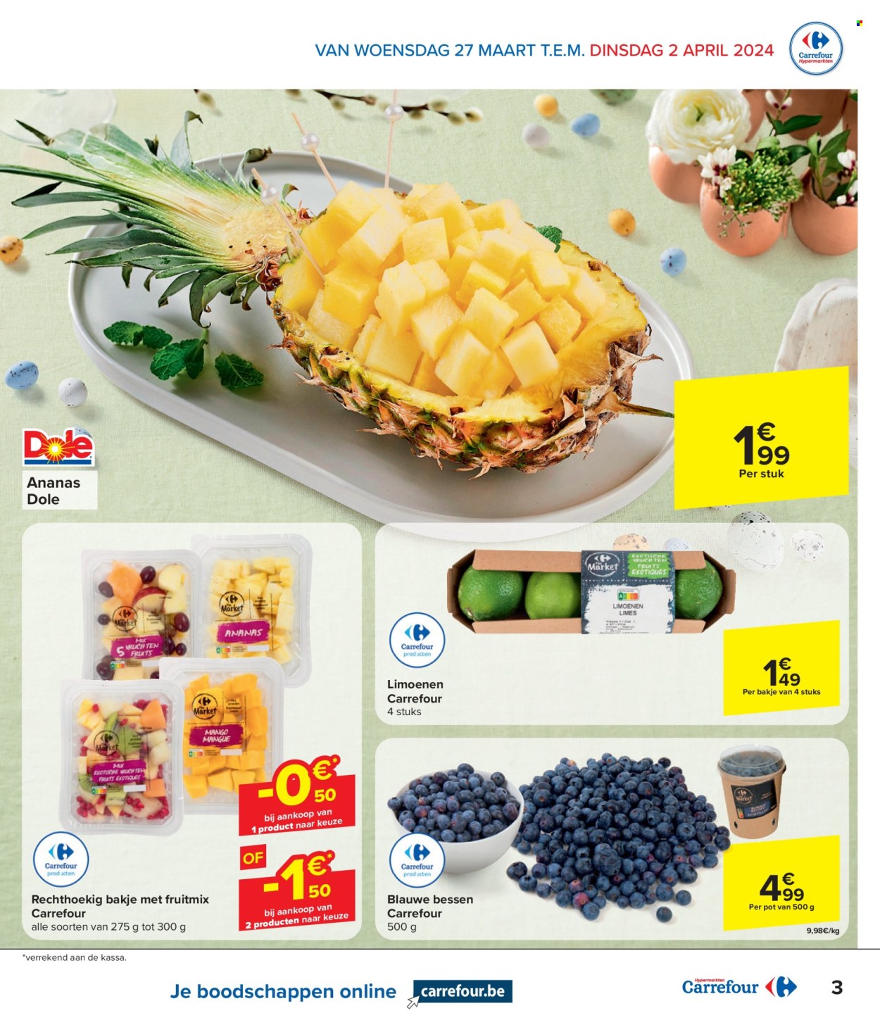 Catalogue Carrefour hypermarkt - 27.3.2024 - 8.4.2024. Page 3.