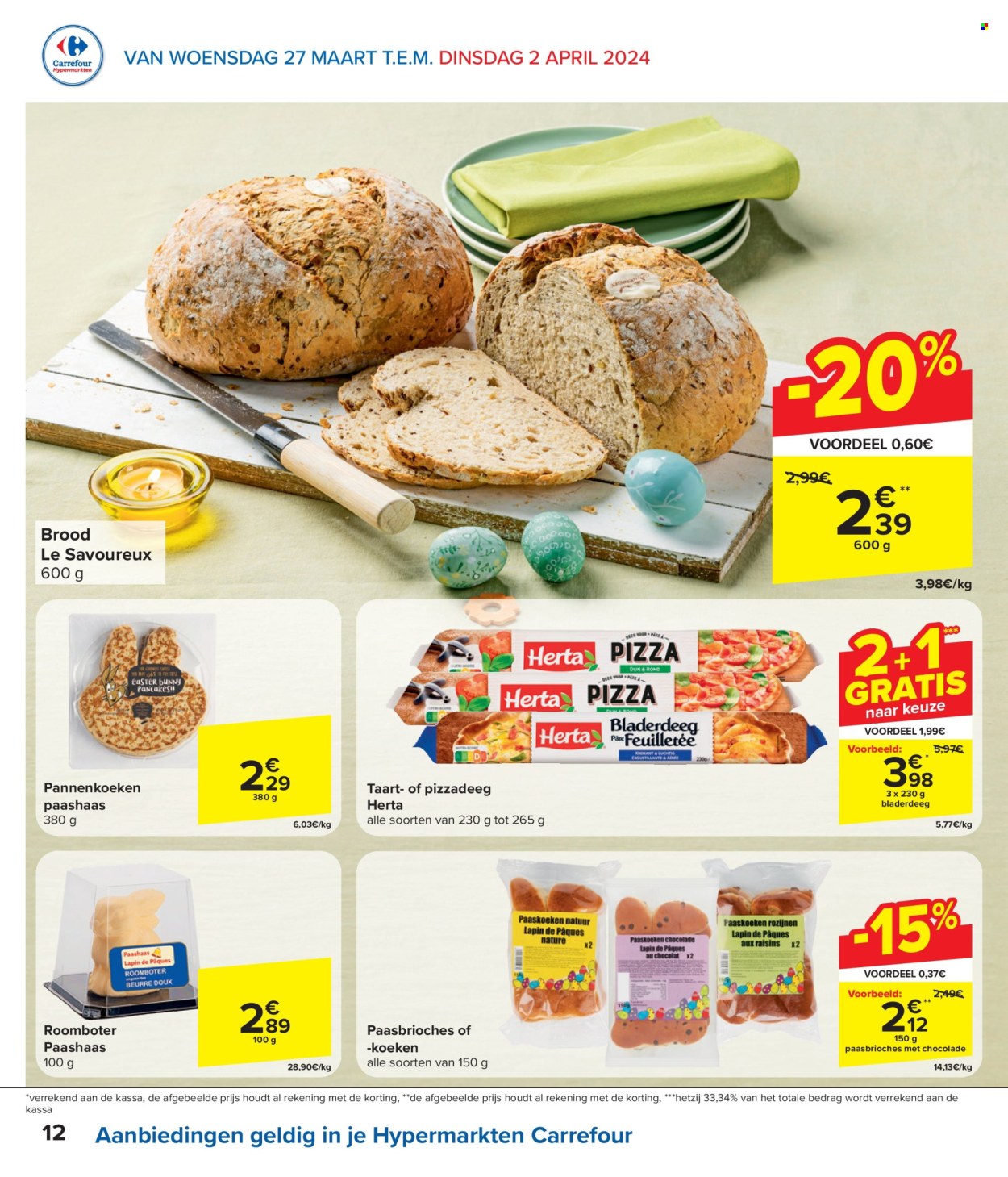 Catalogue Carrefour hypermarkt - 27.3.2024 - 8.4.2024. Page 12.