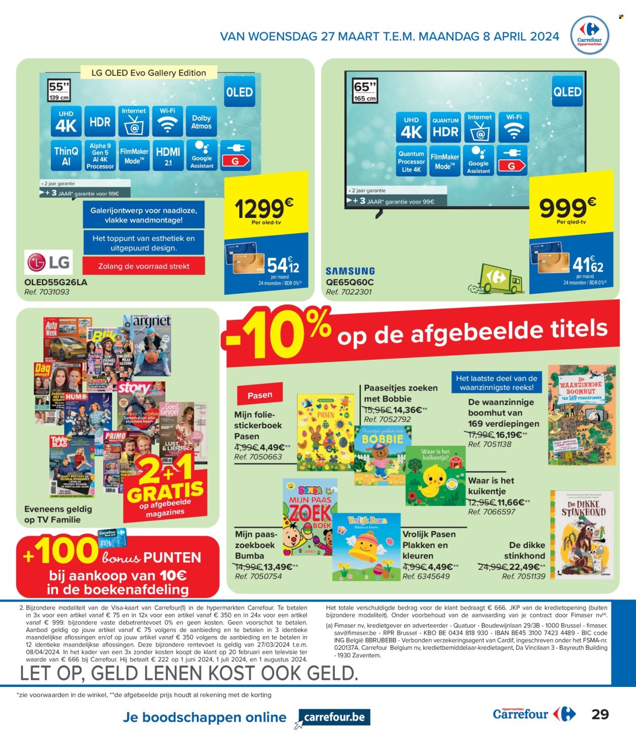 Catalogue Carrefour hypermarkt - 27.3.2024 - 8.4.2024. Page 29.
