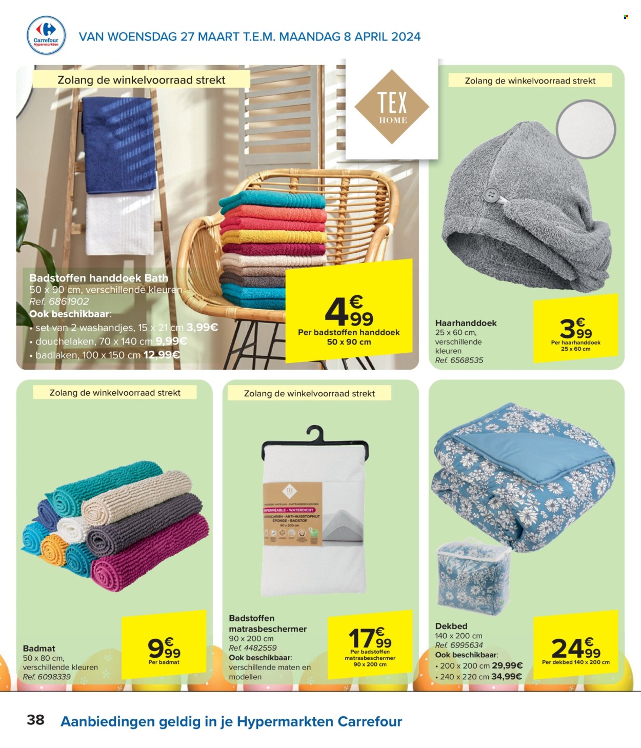 Catalogue Carrefour hypermarkt - 27.3.2024 - 8.4.2024. Page 38.