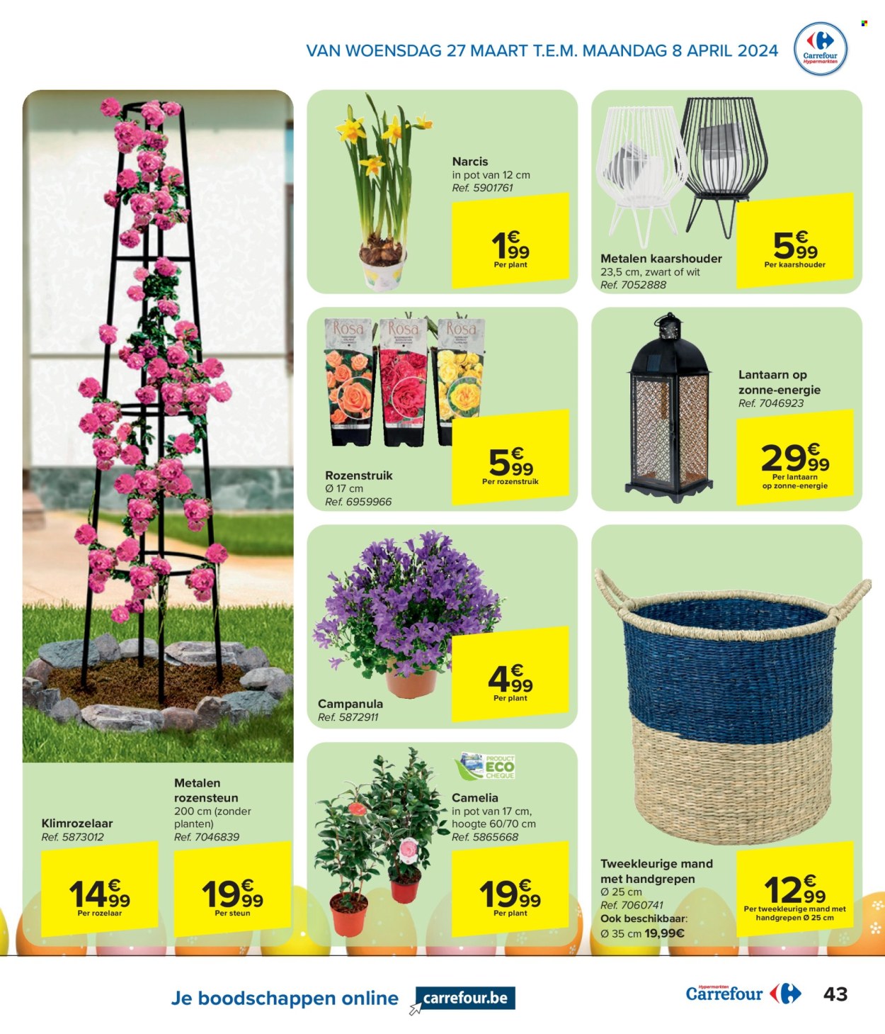 Catalogue Carrefour hypermarkt - 27.3.2024 - 8.4.2024. Page 43.