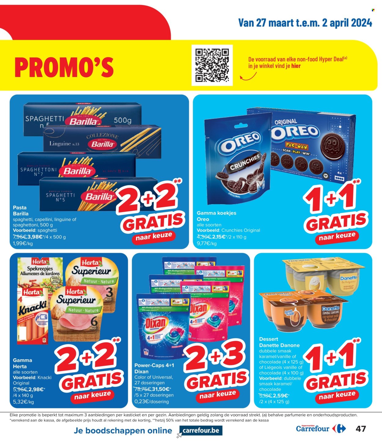 Catalogue Carrefour hypermarkt - 27.3.2024 - 8.4.2024. Page 47.