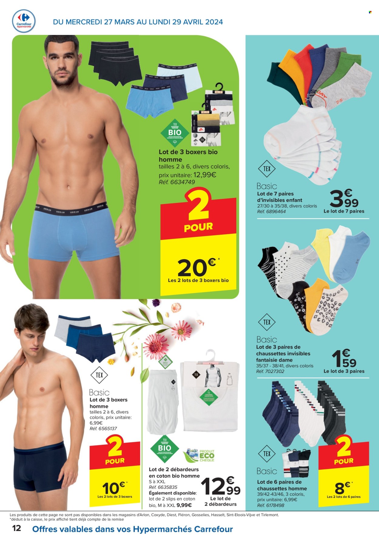 Catalogue Carrefour hypermarkt - 27.3.2024 - 29.4.2024. Page 12.