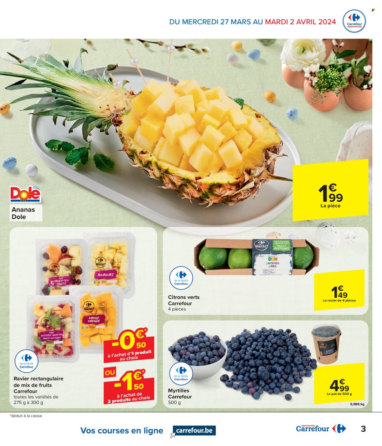 Catalogue Carrefour hypermarkt - 27.3.2024 - 8.4.2024. Page 3.