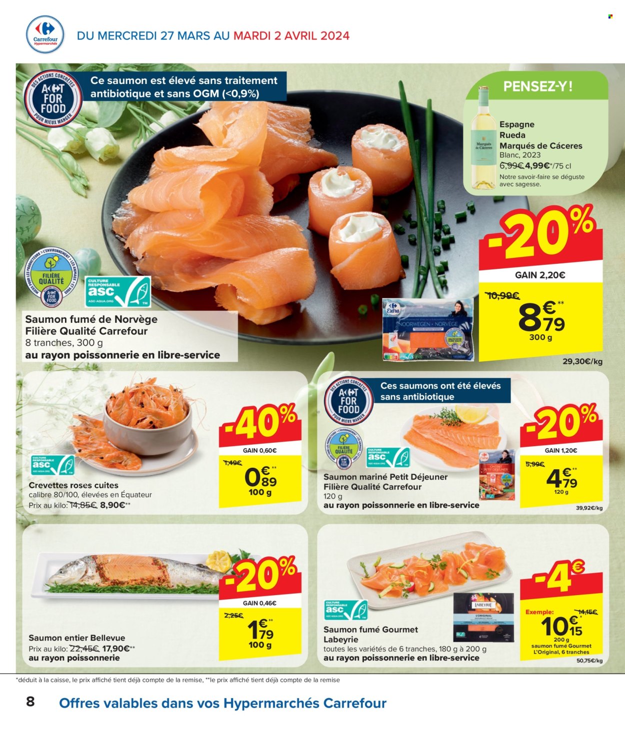 Catalogue Carrefour hypermarkt - 27.3.2024 - 8.4.2024. Page 8.