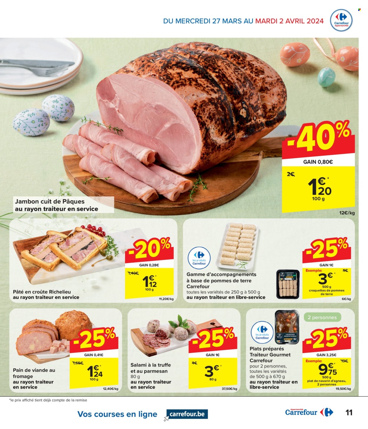 Catalogue Carrefour hypermarkt - 27.3.2024 - 8.4.2024. Page 11.