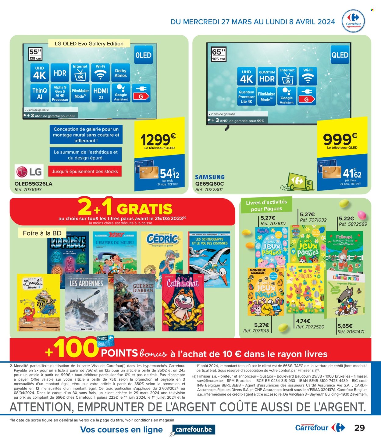 Catalogue Carrefour hypermarkt - 27.3.2024 - 8.4.2024. Page 29.