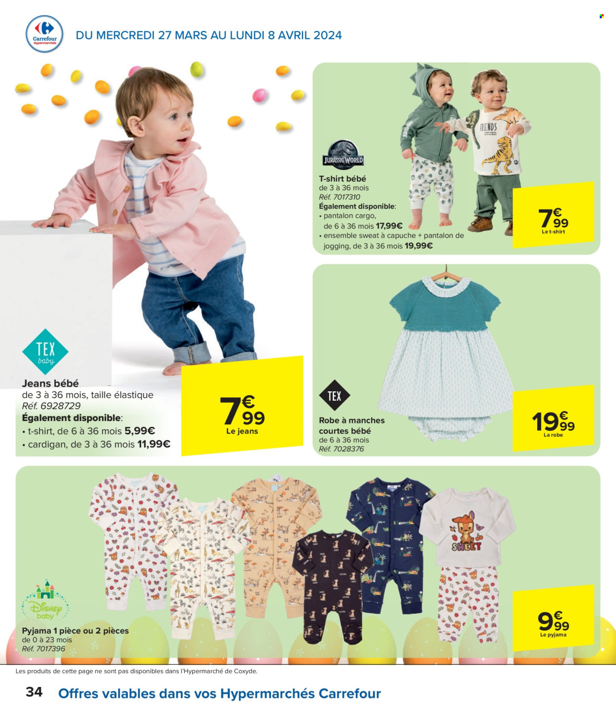 Catalogue Carrefour hypermarkt - 27.3.2024 - 8.4.2024. Page 34.