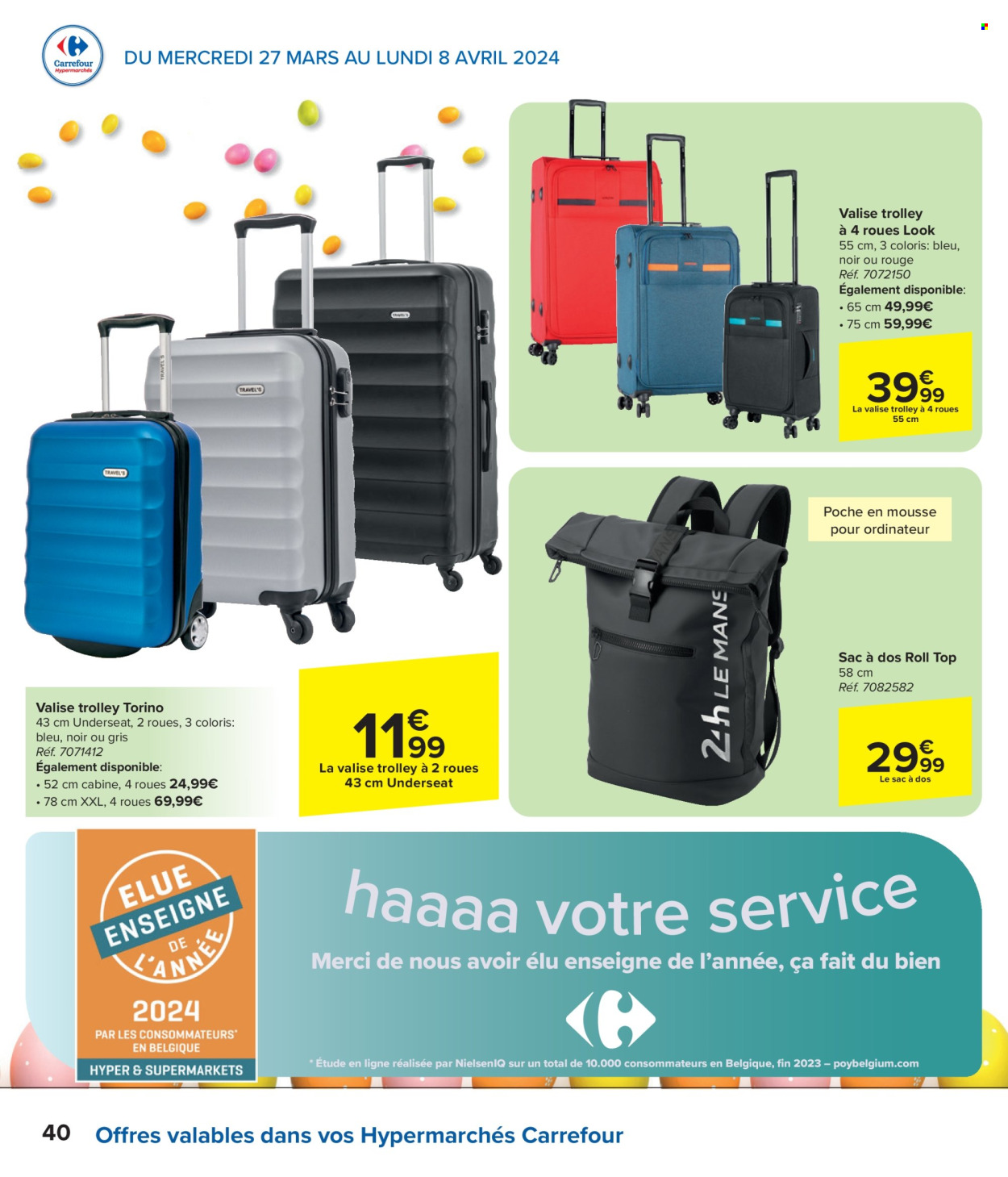 Catalogue Carrefour hypermarkt - 27.3.2024 - 8.4.2024. Page 40.