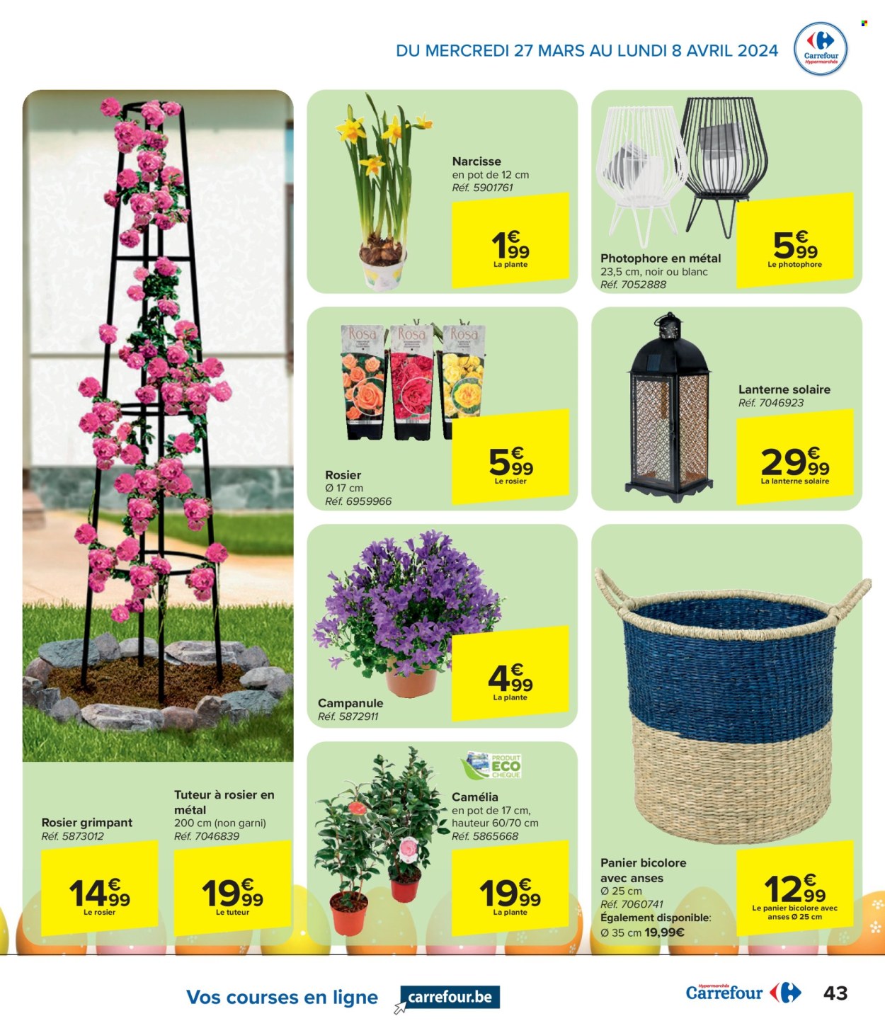 Catalogue Carrefour hypermarkt - 27.3.2024 - 8.4.2024. Page 43.