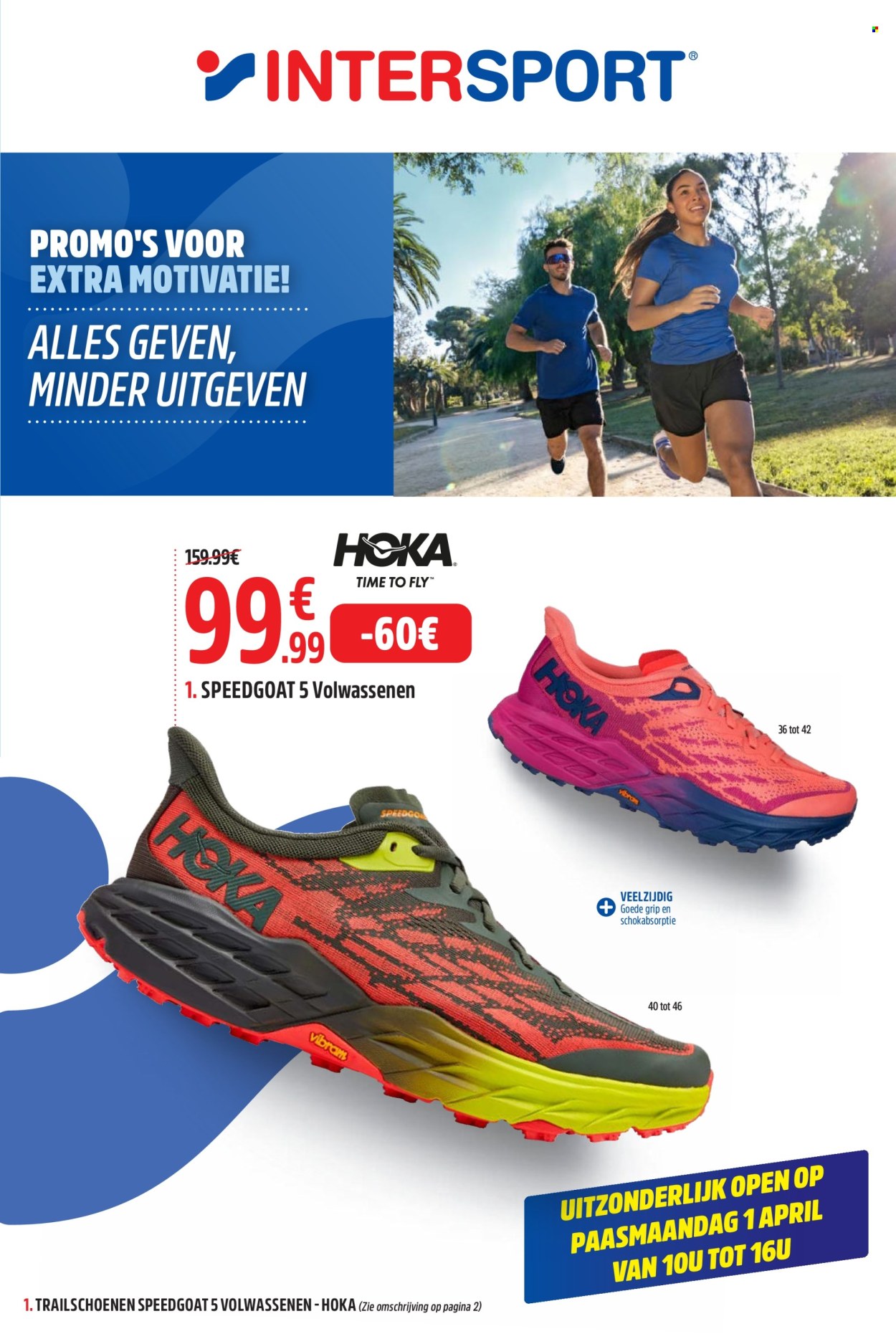 Catalogue Intersport - 25.3.2024 - 14.4.2024. Page 1.