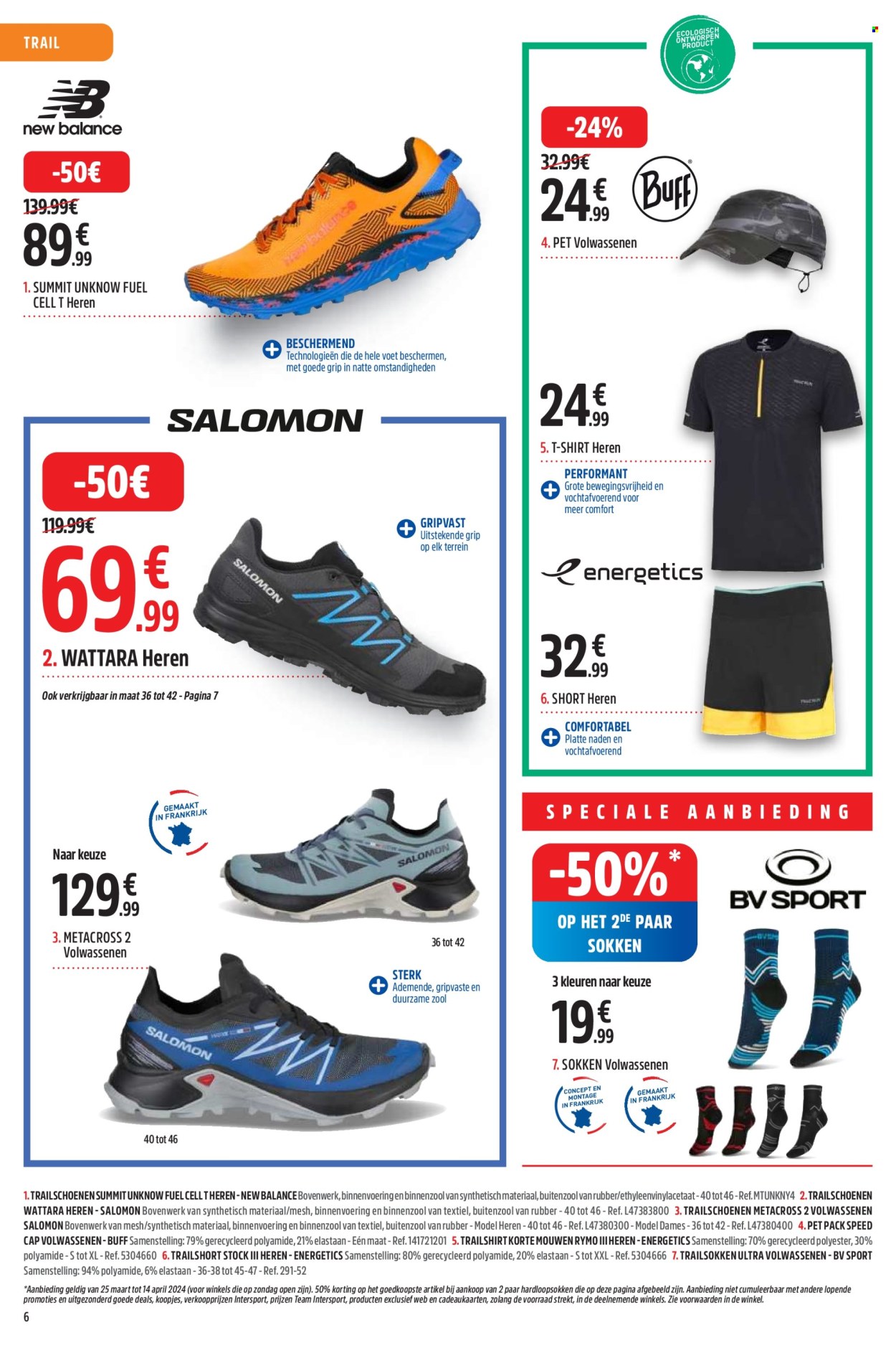 Catalogue Intersport - 25.3.2024 - 14.4.2024. Page 6.