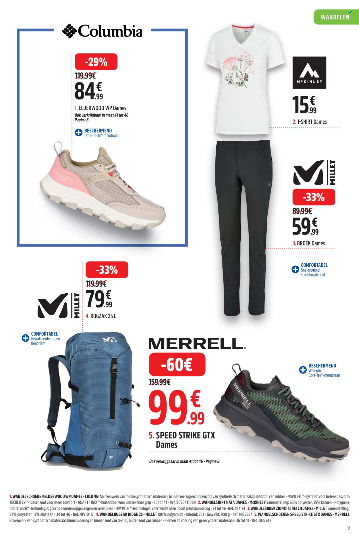 Catalogue Intersport - 25.3.2024 - 14.4.2024. Page 9.