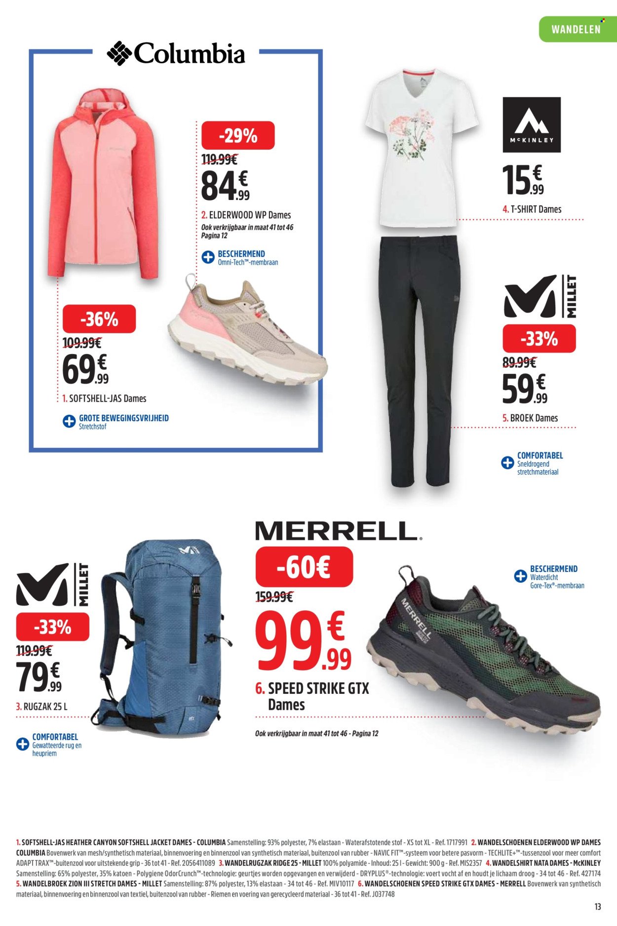 Catalogue Intersport - 25.3.2024 - 14.4.2024. Page 13.
