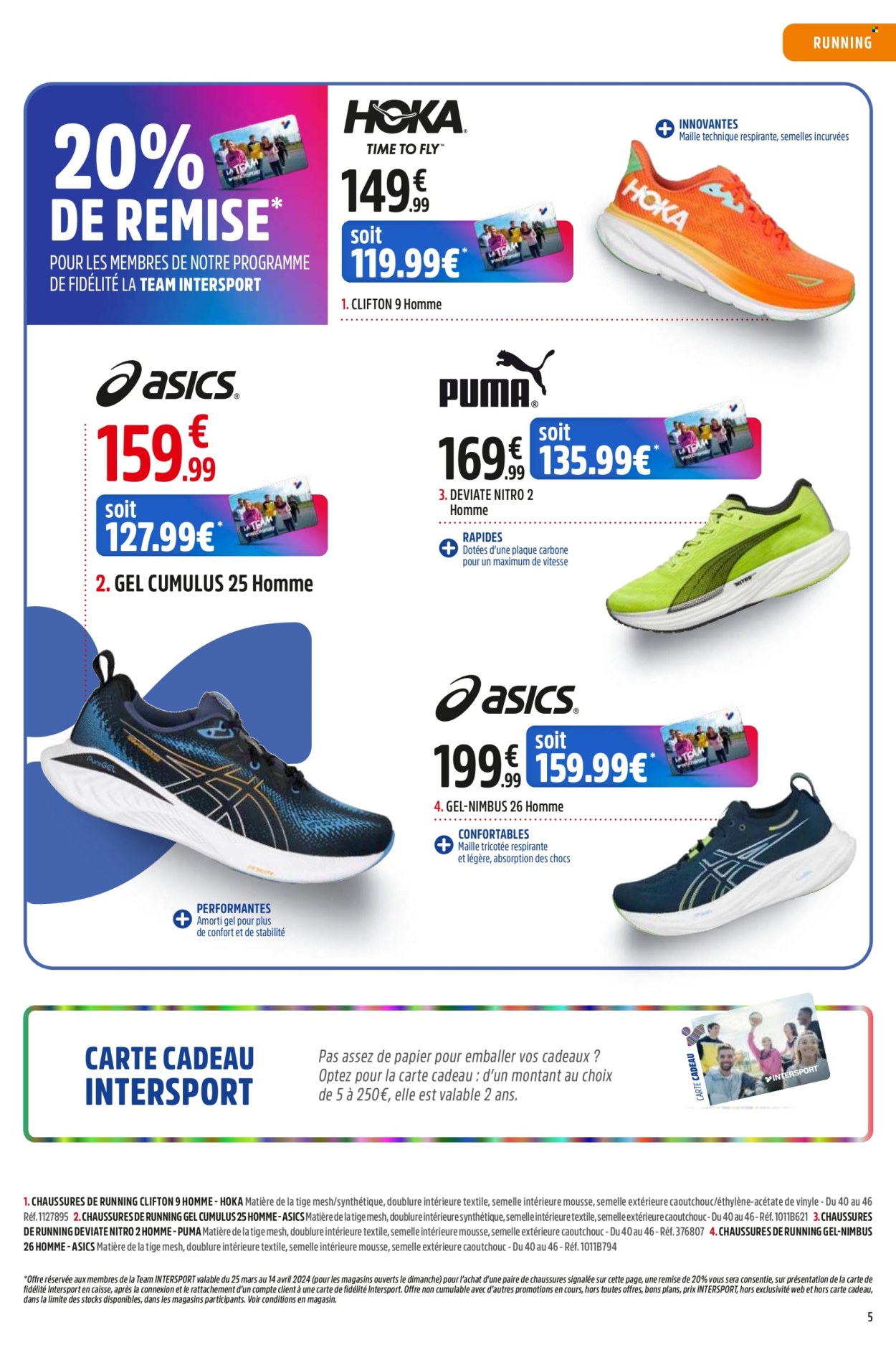 Catalogue Intersport - 25.3.2024 - 14.4.2024. Page 5.