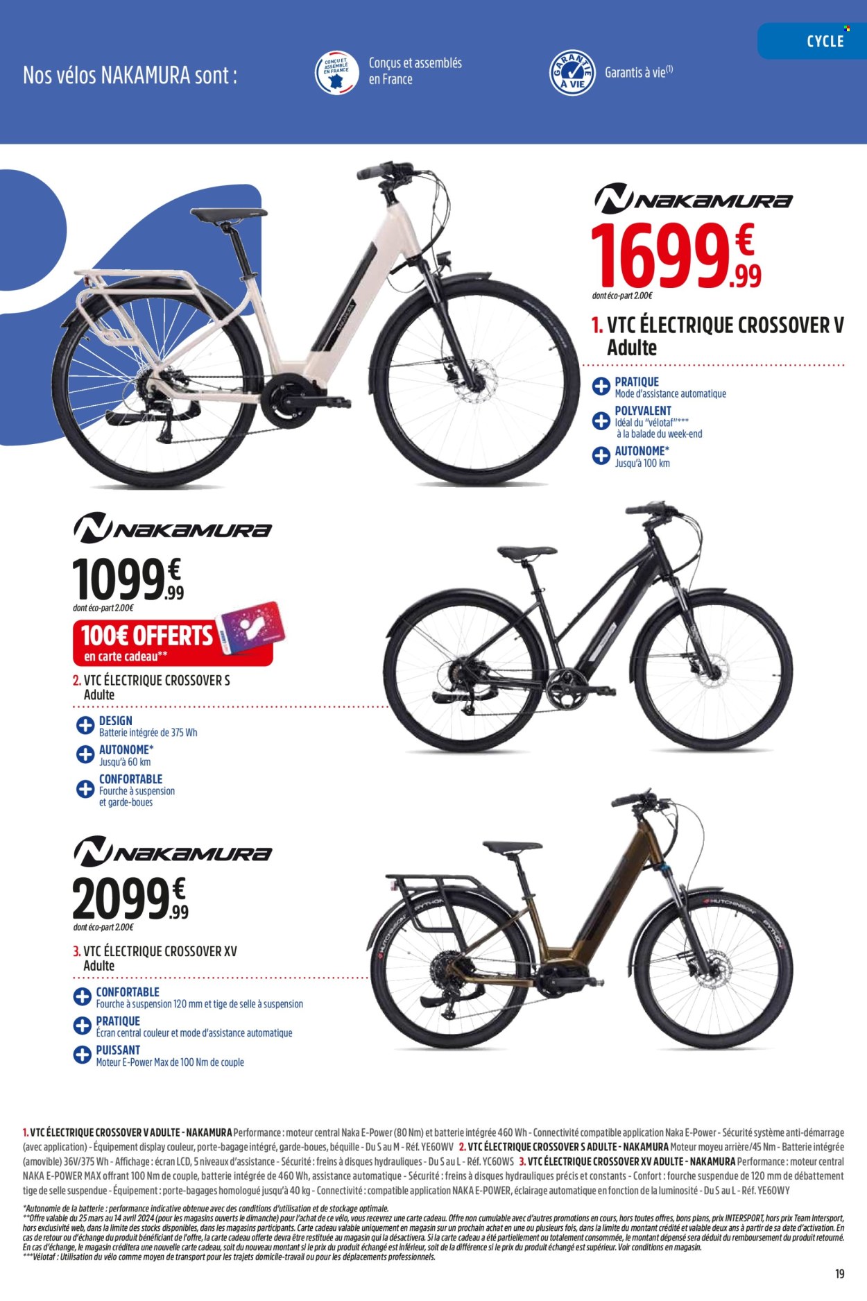 Catalogue Intersport - 25.3.2024 - 14.4.2024. Page 19.