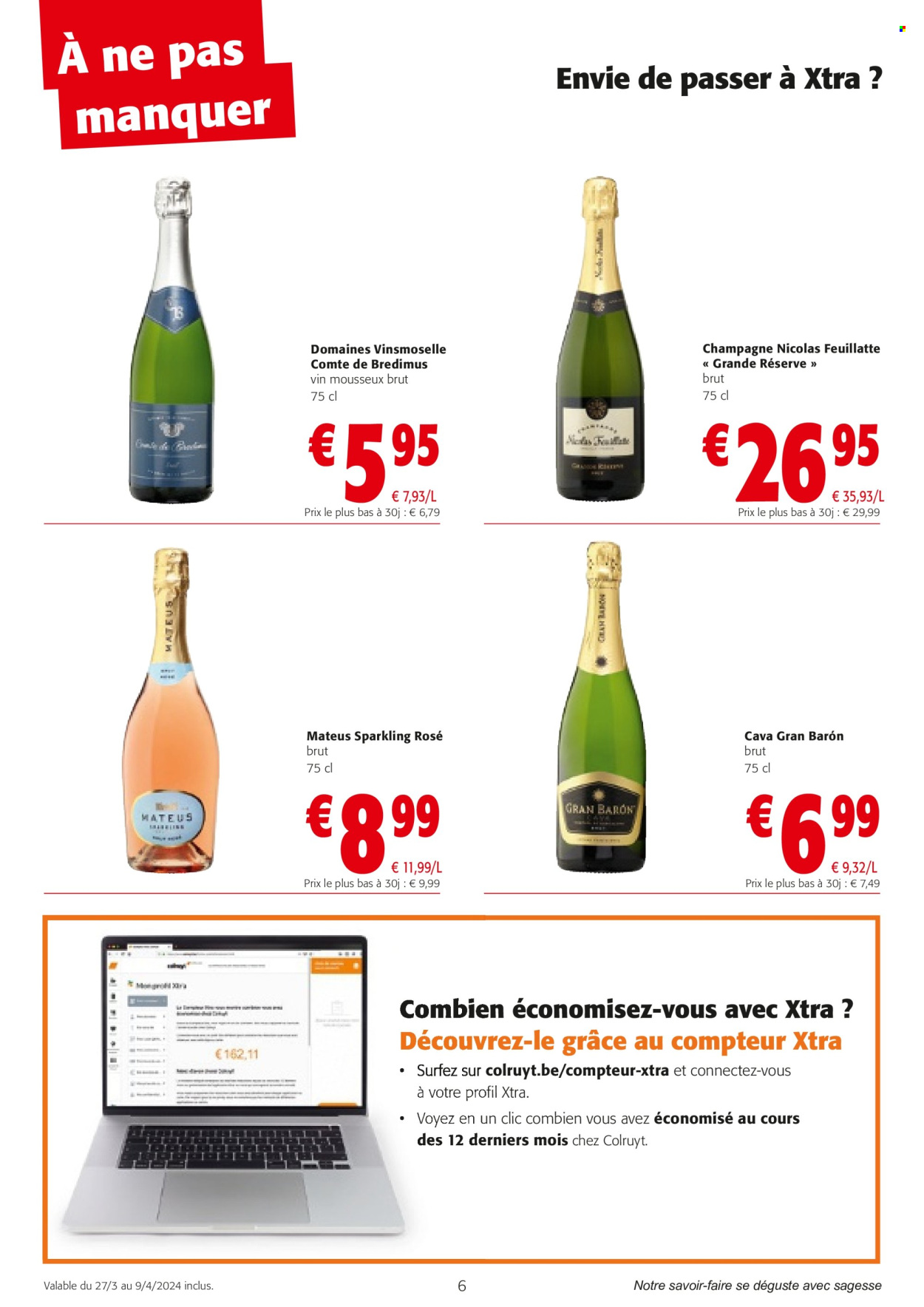 Catalogue Colruyt - 27.3.2024 - 9.4.2024. Page 6.