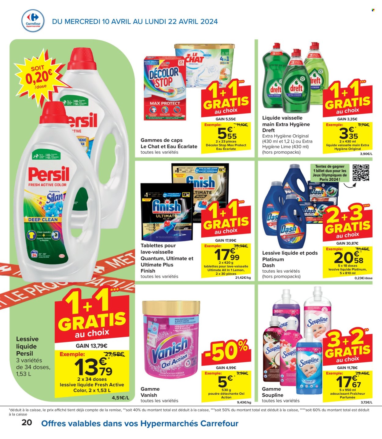 Catalogue Carrefour hypermarkt - 10.4.2024 - 22.4.2024. Page 20.