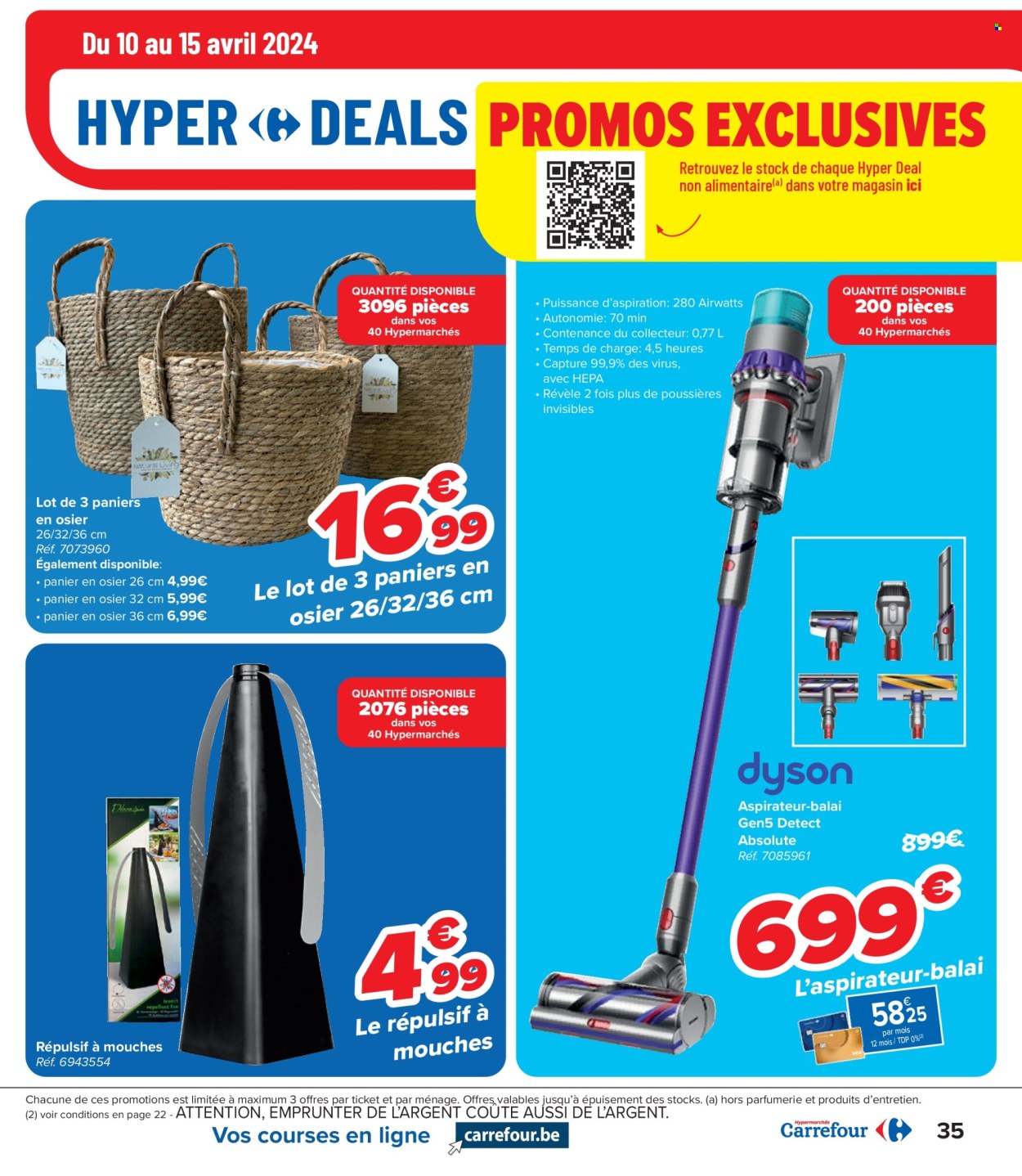 Catalogue Carrefour hypermarkt - 10.4.2024 - 22.4.2024. Page 35.