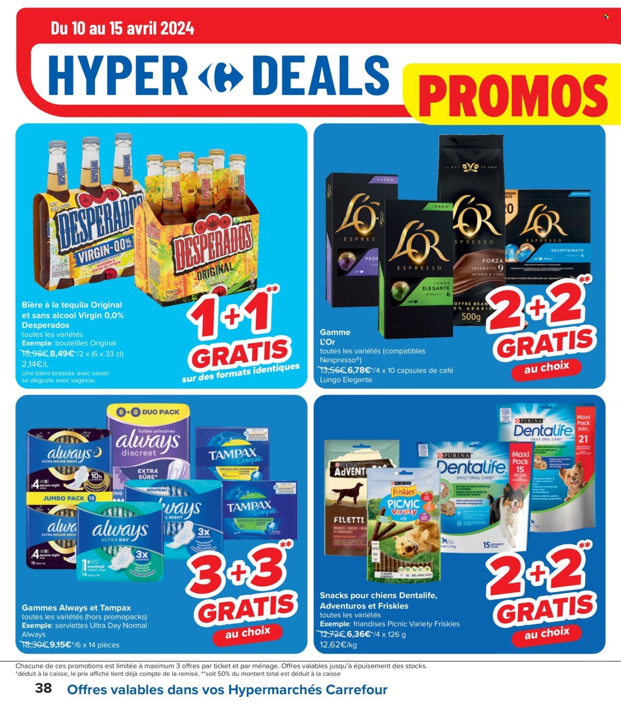 Catalogue Carrefour hypermarkt - 10.4.2024 - 22.4.2024. Page 38.
