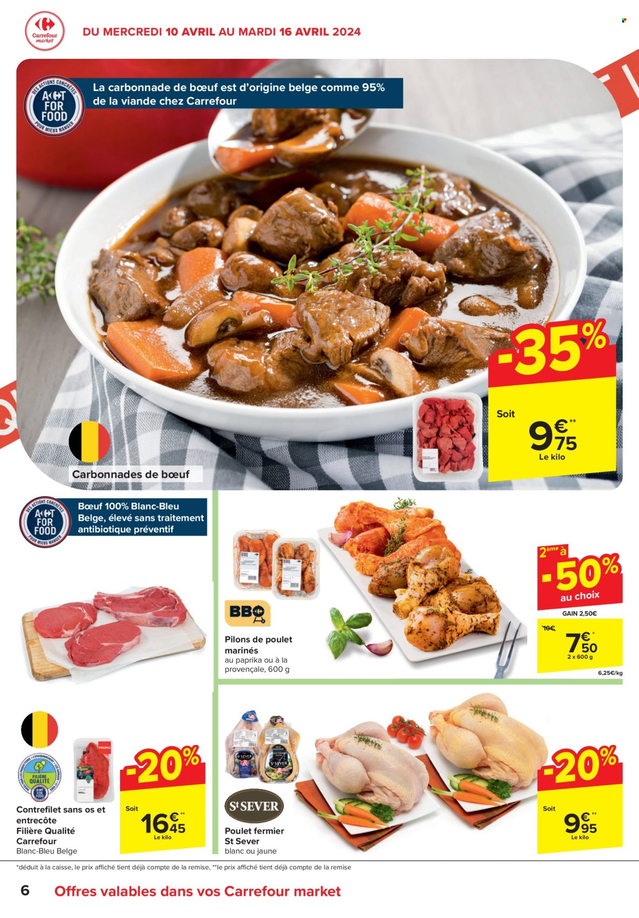 Catalogue Carrefour market - 10.4.2024 - 16.4.2024. Page 6.