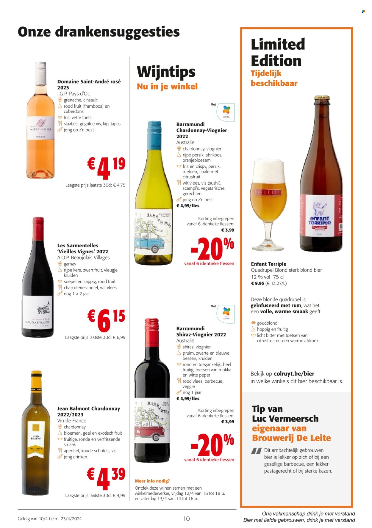 Catalogue Colruyt - 10.4.2024 - 23.4.2024. Page 10.