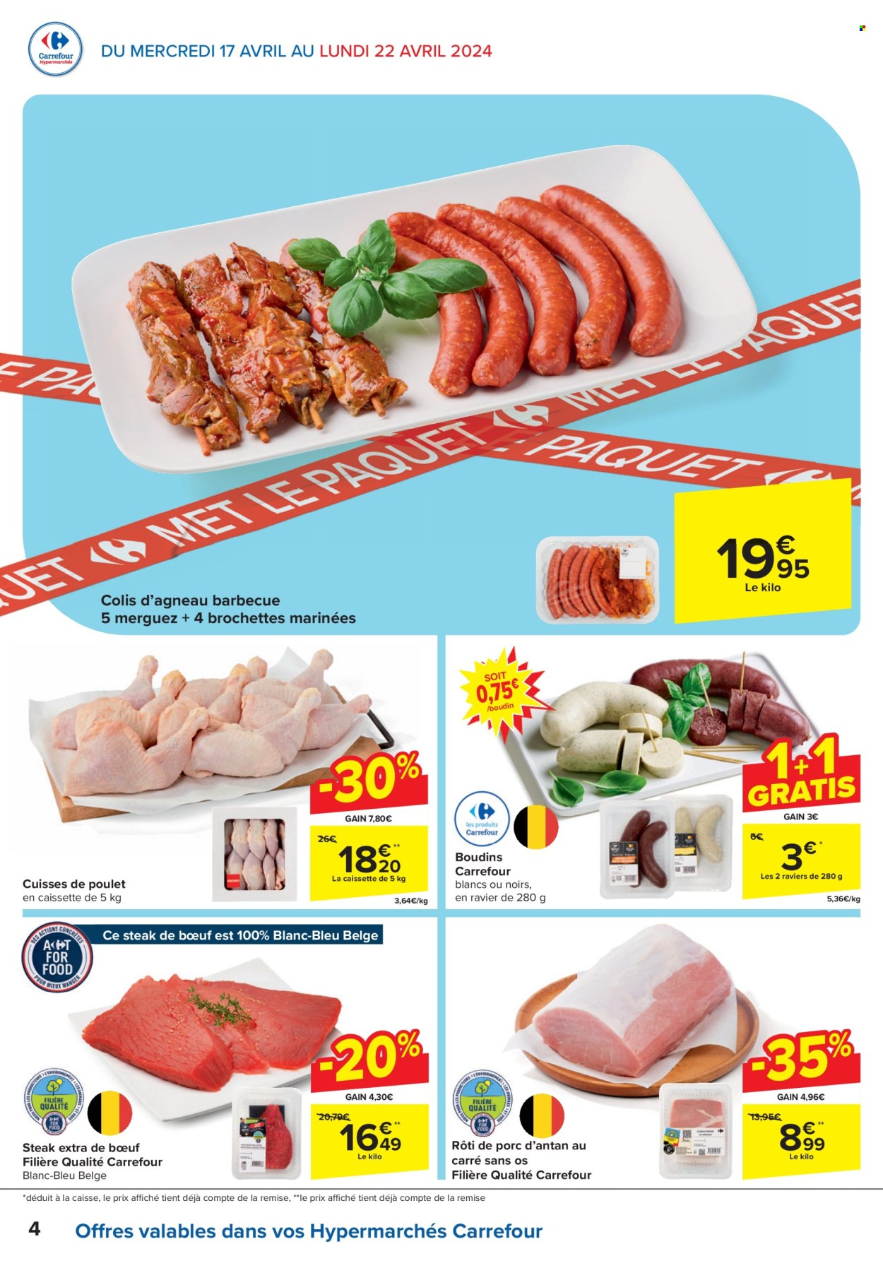 Catalogue Carrefour hypermarkt - 17.4.2024 - 29.4.2024. Page 4.