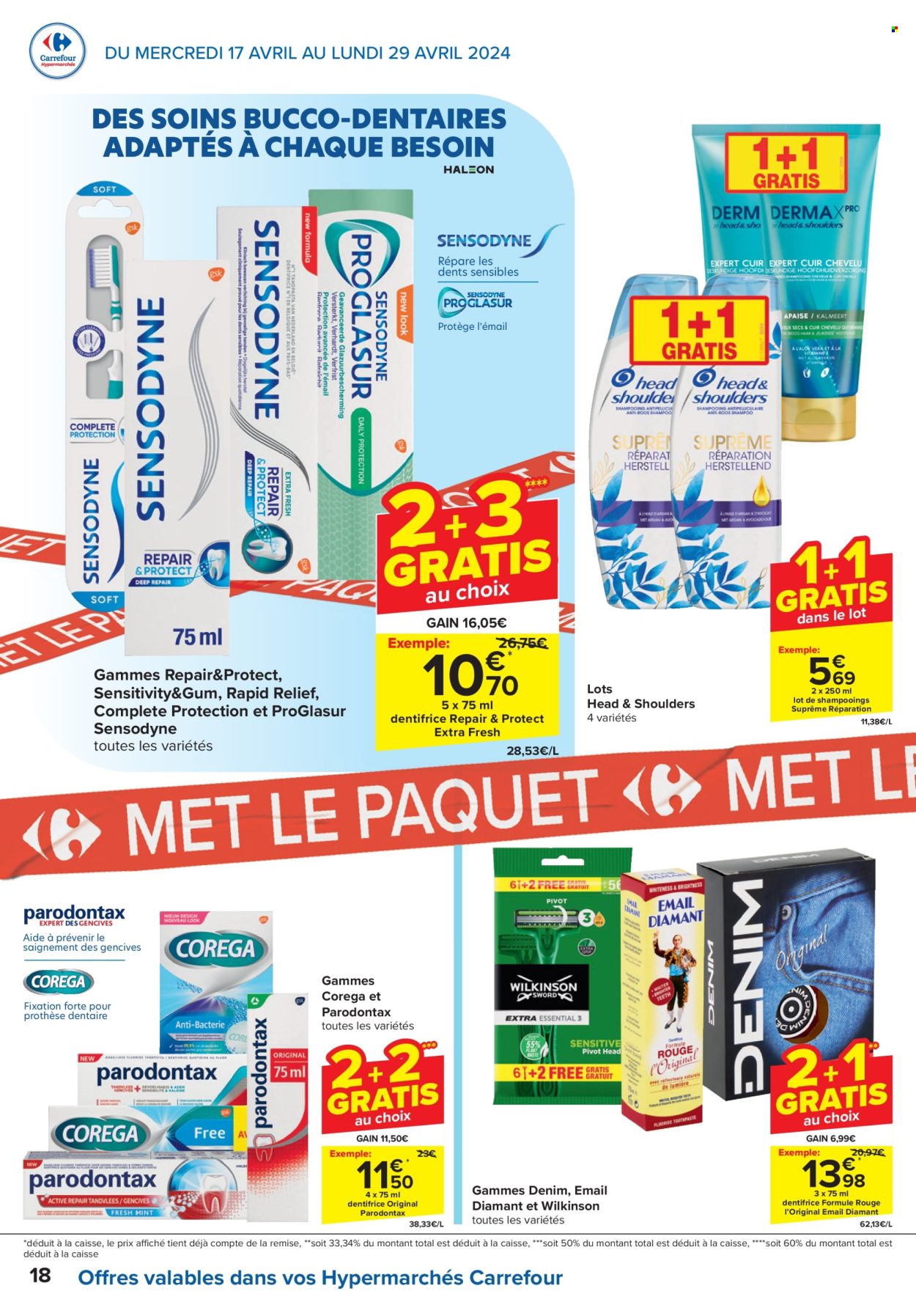 Catalogue Carrefour hypermarkt - 17.4.2024 - 29.4.2024. Page 18.