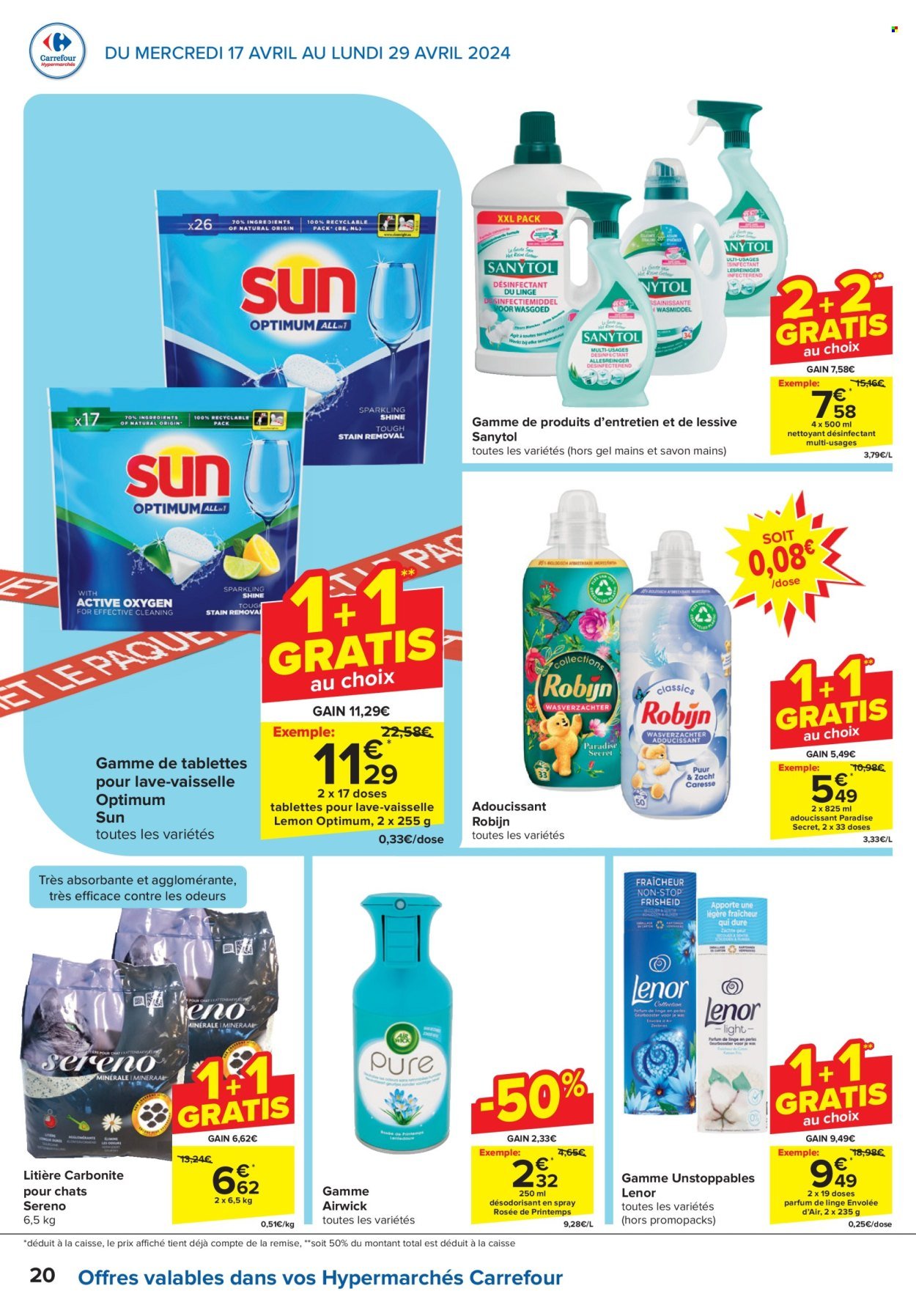 Catalogue Carrefour hypermarkt - 17.4.2024 - 29.4.2024. Page 20.