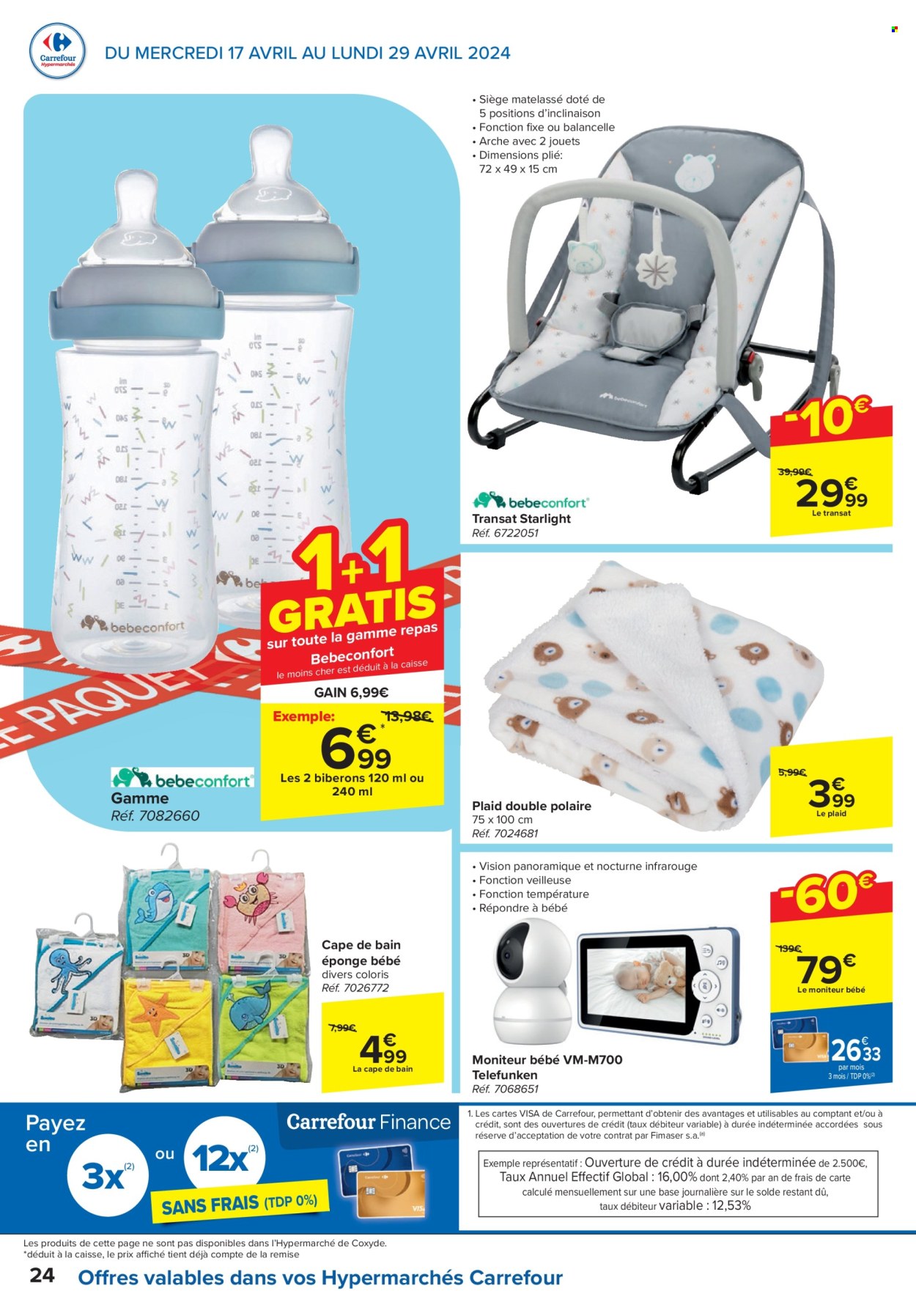 Catalogue Carrefour hypermarkt - 17.4.2024 - 29.4.2024. Page 24.