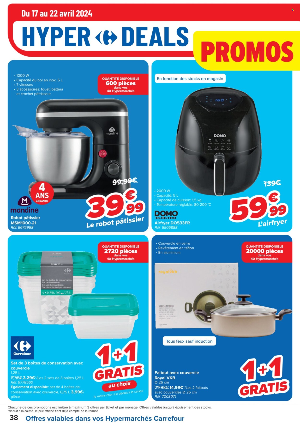 Catalogue Carrefour hypermarkt - 17.4.2024 - 29.4.2024. Page 38.