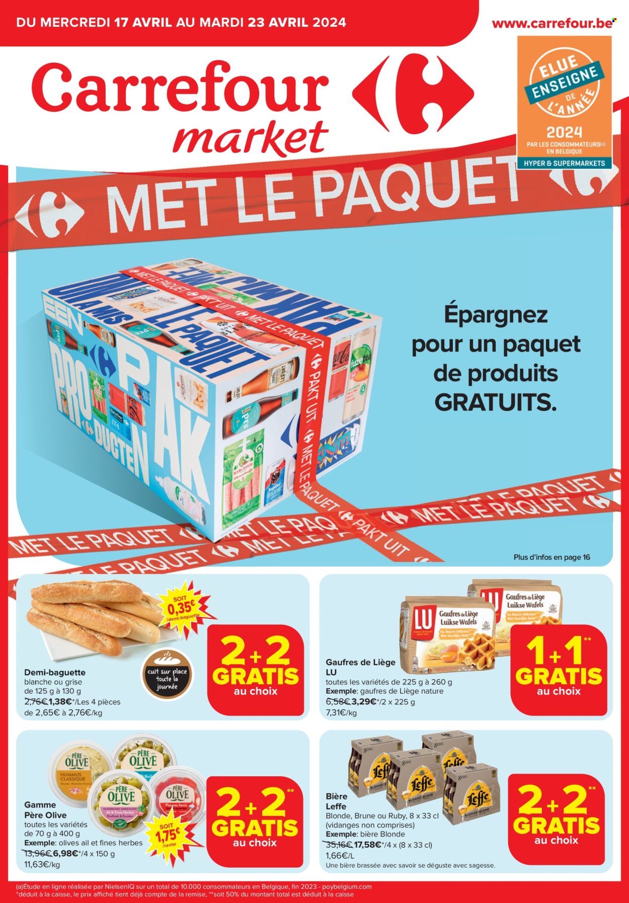 Catalogue Carrefour market - 17.4.2024 - 23.4.2024. Page 1.