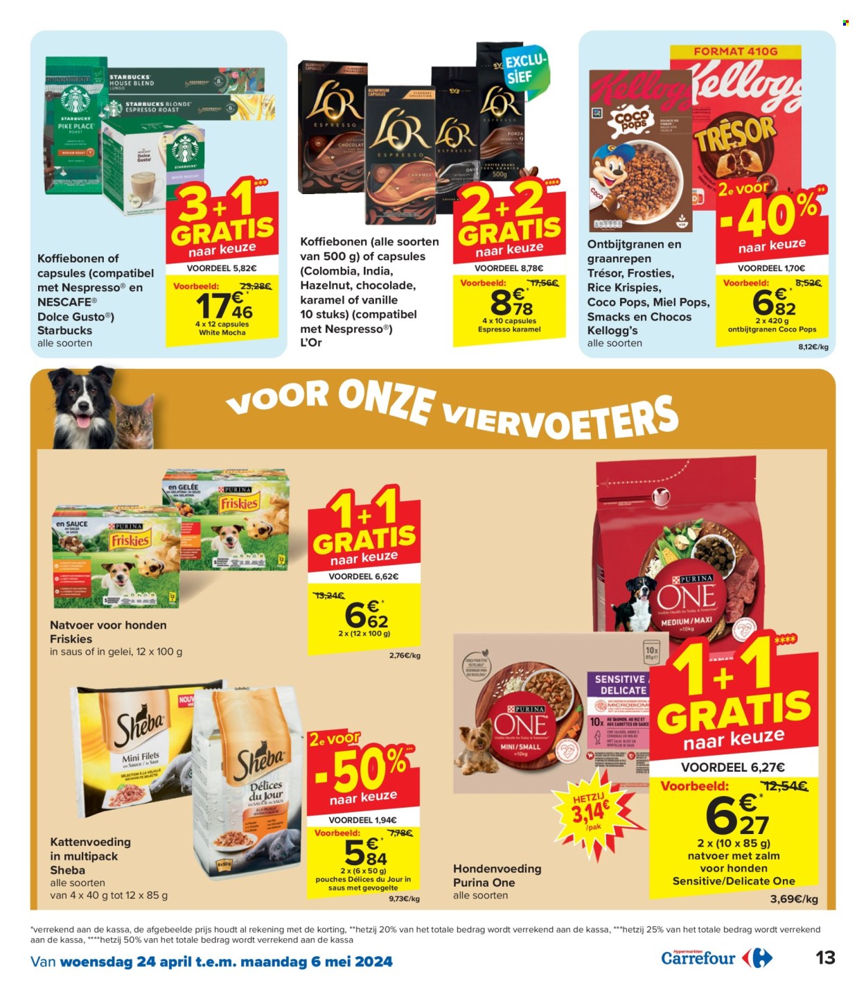 Catalogue Carrefour hypermarkt - 24.4.2024 - 6.5.2024. Page 13.