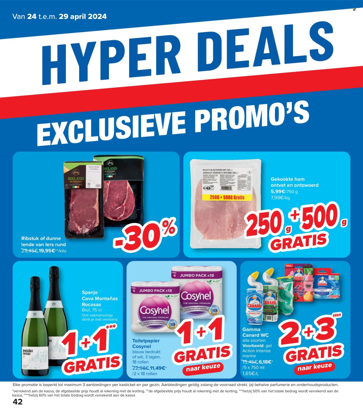 Catalogue Carrefour hypermarkt - 24.4.2024 - 6.5.2024. Page 42.