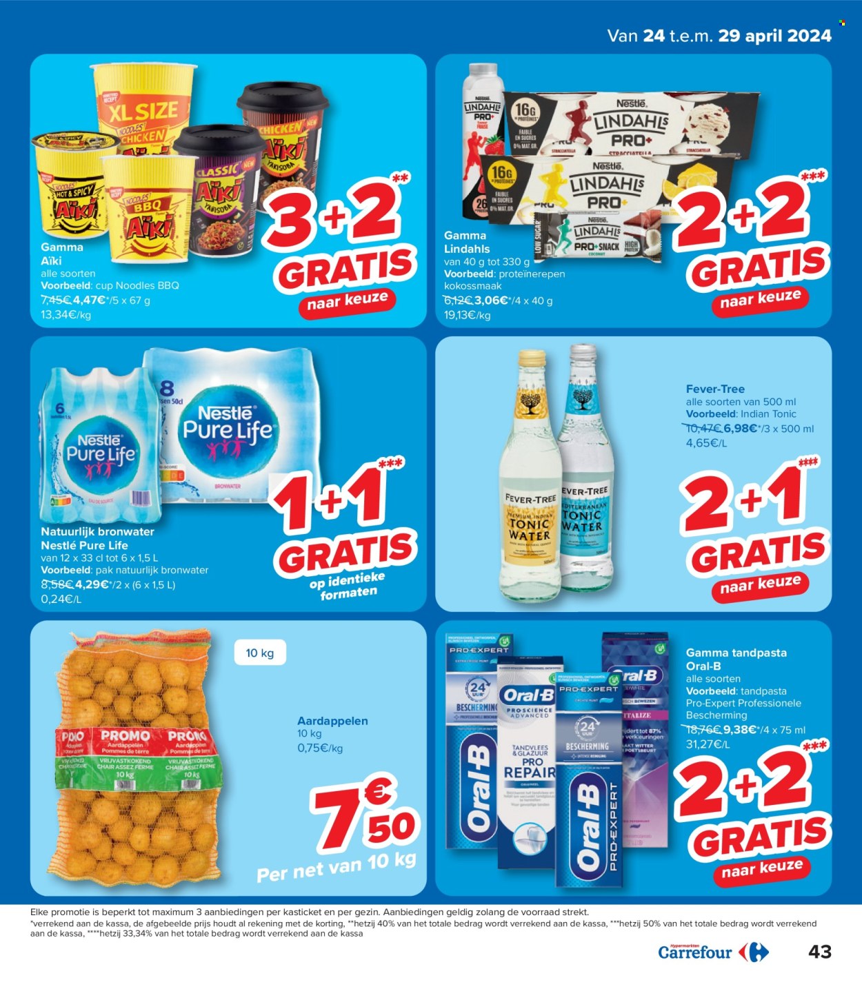 Catalogue Carrefour hypermarkt - 24.4.2024 - 6.5.2024. Page 43.