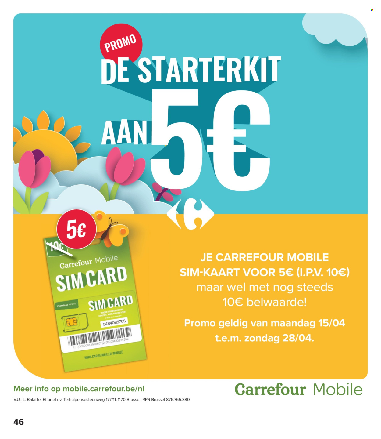 Catalogue Carrefour hypermarkt - 24.4.2024 - 6.5.2024. Page 46.
