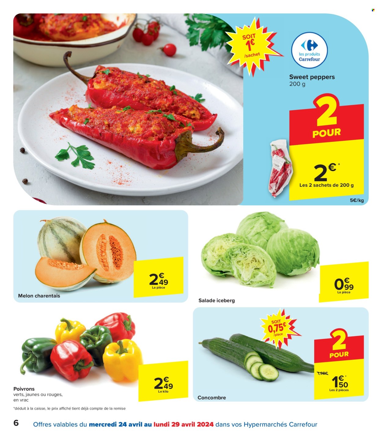 Catalogue Carrefour hypermarkt - 24.4.2024 - 6.5.2024. Page 6.