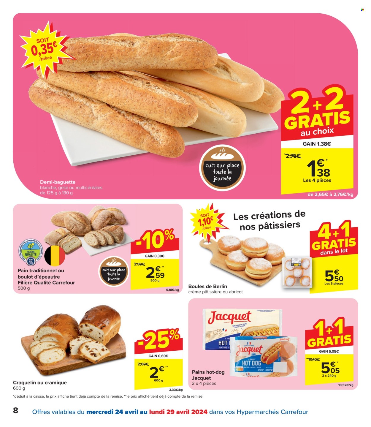 Catalogue Carrefour hypermarkt - 24.4.2024 - 6.5.2024. Page 8.